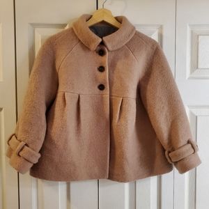 ZARA CROPPED COAT size M